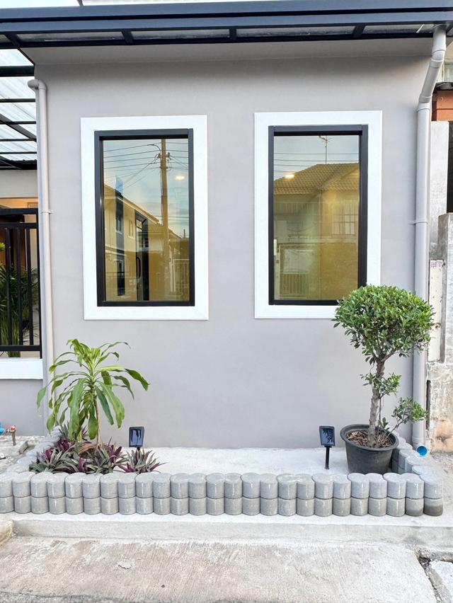 หมู่บ้านพฤกษา14A ซอยวัดลาดปลาดุกบ้านแฝด 2 ชั้น ตกแต่งใหม่ มีระเบียงข้างบ้านนั่งเล่น 4