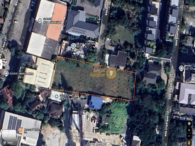 ขายที่ดิน รามคำแหง 12 – พระราม 9 1-2-96 ไร่ (696 ตร.ว.) ใกล้ MRT รามคำแหง 5