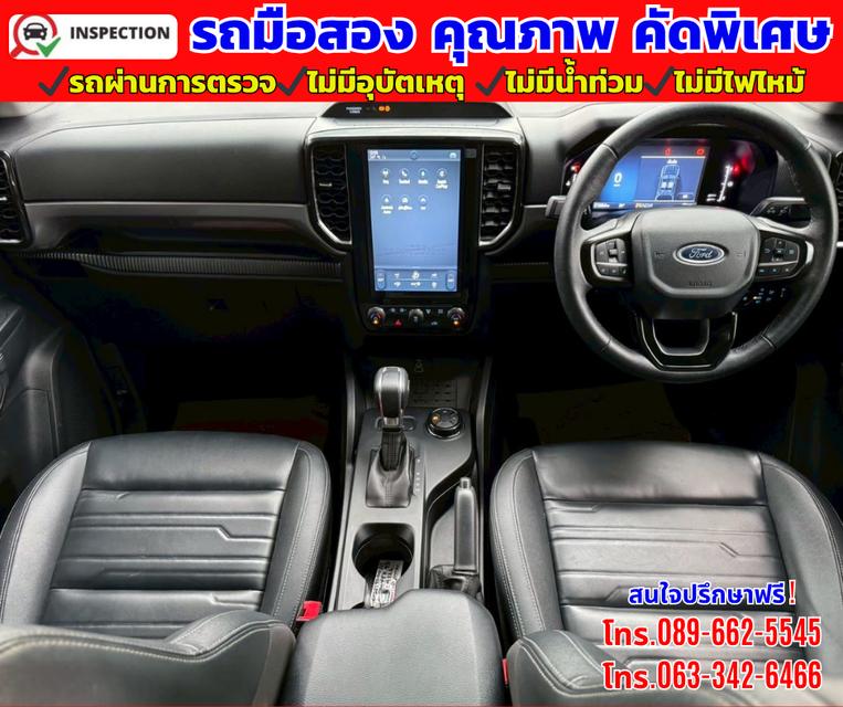 🔴ปี2025 Ford Ranger 2.0 DOUBLE CAB Sport 4WD. 🔴ไมล์แท้ 27,xxxกม. 🔴ยังมีรับประกันศูนย์ ถึง2028 10