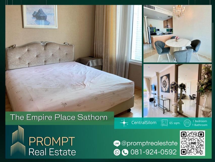 PROMPT *Rent* The Empire Place Sathorn - 65 sqm - #EmpireTowerBuilding #CentralSilom #RobinsonBangrak