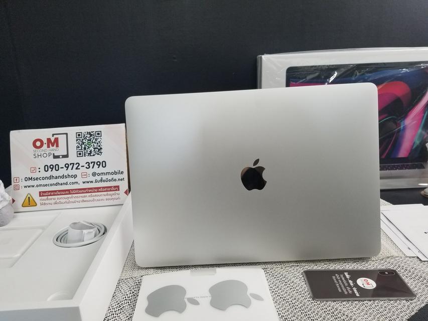 ขาย/แลก Macbook Pro 2020 13นิ้ว M1 Ram8 SSD512 Silver ศูนย์ไทย ประกันศูนย์ 18/06/2565 สวยมาๆ เพียง 38,900 บาท  5