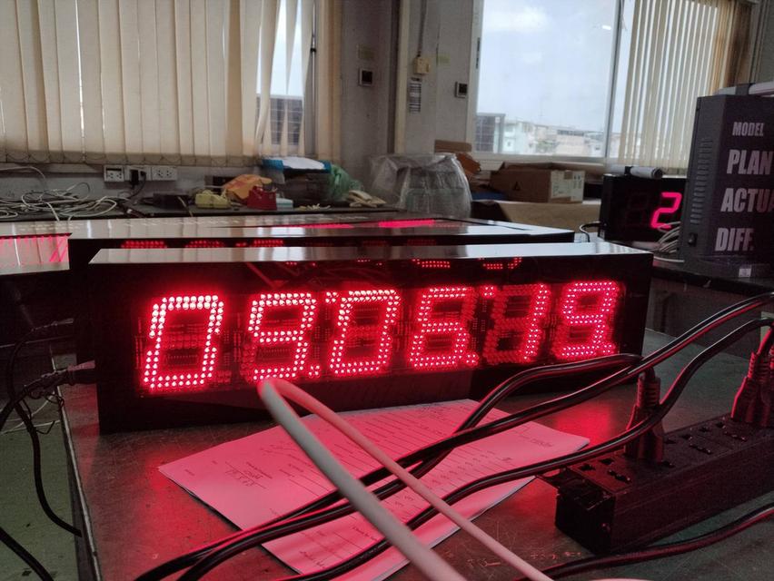 Digital clock นาฬิกาดิจิตอล นาฬิกาโรงงาน นาฬิกาขนาดใหญ่ นาฬิกาแขวนผนัง นาฬิกาจับเวลา รุ่น 306 13