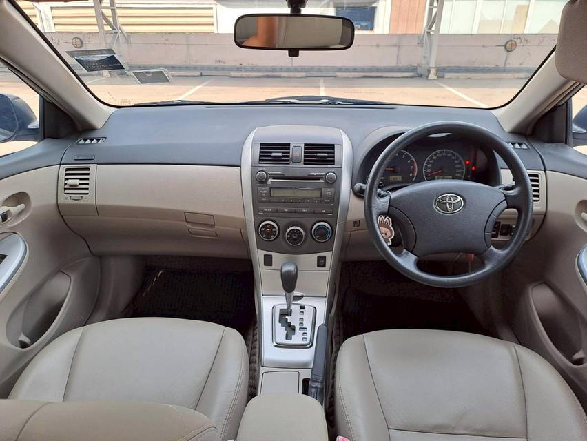 TOYOTA ALTIS 1.6 E CNG โรงงาน ปี2011 สีเทา รถมือเดียวจากป้ายแดง เข้าศูนย์ตลอด 9