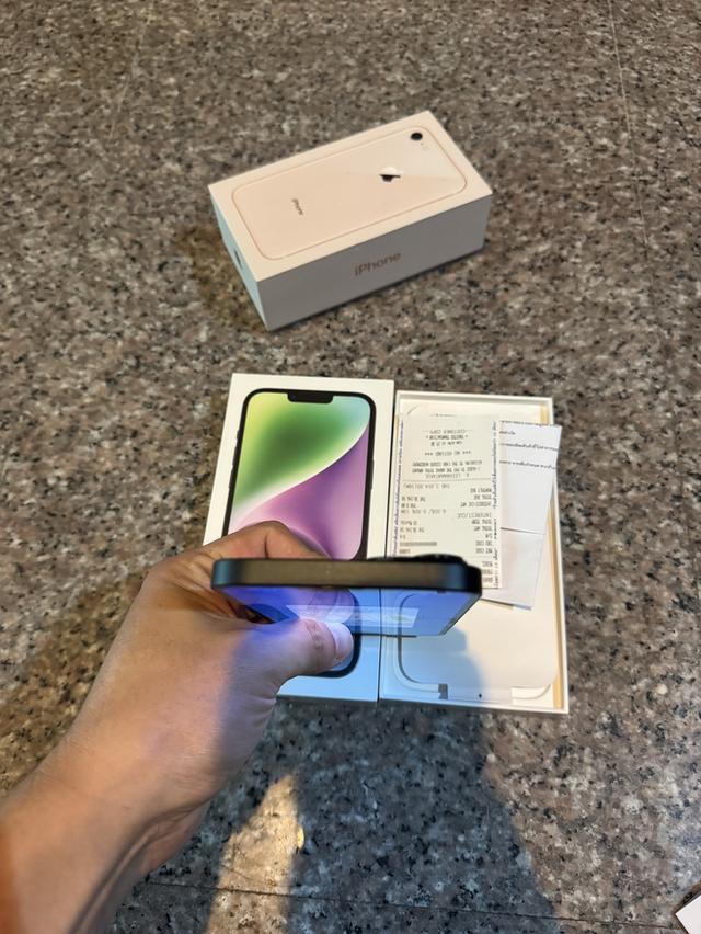 ขายไอโฟน14PlusสีSpace Gray128กิ๊กสูนTrueยกกล่องอุปกรยังไม่แกะมีใบเสร็จครบๆใช้งานดีทุกๆฟังชั่นถูกๆ