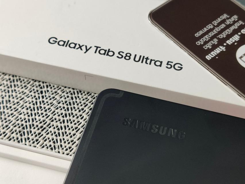 ขาย/แลก Samsung Galaxy Tab S8 Ultra 5G 8/128 LTE ศูนย์ไทย สวยมากๆ แท้ ครบยกกล่อง พร้อมคีย์บอร์ด เพียง 43,900 บาท  4