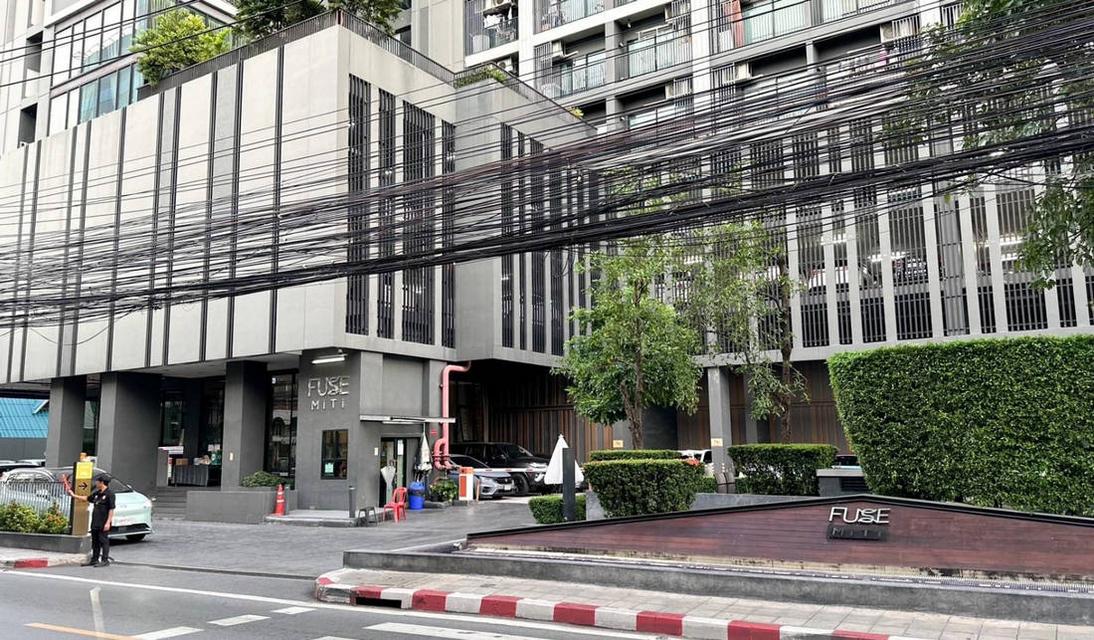 Condo Fuse Miti Sutthisan-Ratchada ใกล้ MRT สุทธิสาร 34.6 ตารางเมตร 1 ห้องนอน ชั้น8 เฟอร์บิ้วท์อินสุดหรู ตกแต่งตามรูป 12