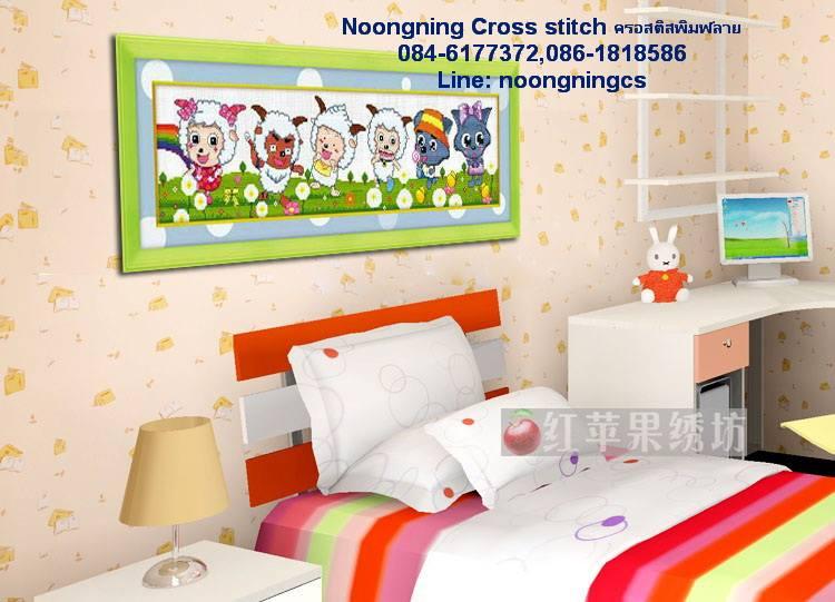 ร้าน Noongning Cross stitch ครอสติสพิมพ์ลาย จำหน่ายอุปกรณ์ครอสติส ภาพติดเพชร1466 2