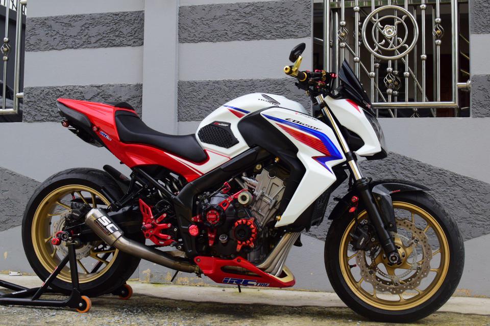 ‼️มาใหม่ Cb650 F 2016 ไตร ไมล์22,000 แต่งเต็ม 1