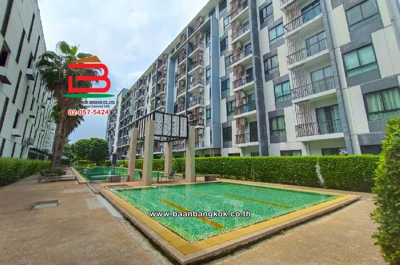 คอนโดมิเนียม เนื้อที่ 31.05 ตร.ม. โครงการ ไอคอนโด สุขาภิบาล 2 (อยู่ระหว่าง เสรีไทย 43 & 45) ถนนเสรีไทย แขวงคลองกุ่ม เขตบึงกุ่ม 20