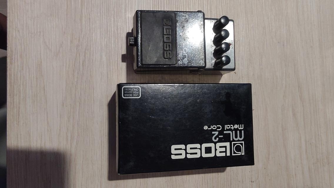 ขายเอฟเฟคกีตเาร์ boss ML-2 Metal Core Made in TAIWAN สภาพเก่าเก็บ 8