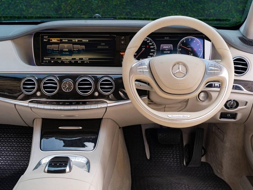 Mercedes Benz S300 2.1 Bluetec Hybrid (W222) ปีจด 2015 ประกันเครื่องยนต์เกียร์หลังการขาย 3 ปี/30,000. Km. รูปที่ 4