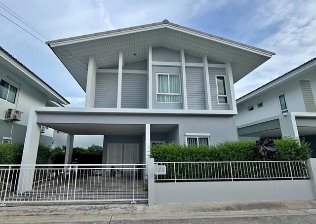 ให้เช่าบ้านเดี่ยว 3 ห้องนอน มีเตียงพร้อมที่นอน 2 ห้อง 3 ห้องน้ำ หมู่บ้าน คณาสิริ พระราม 2