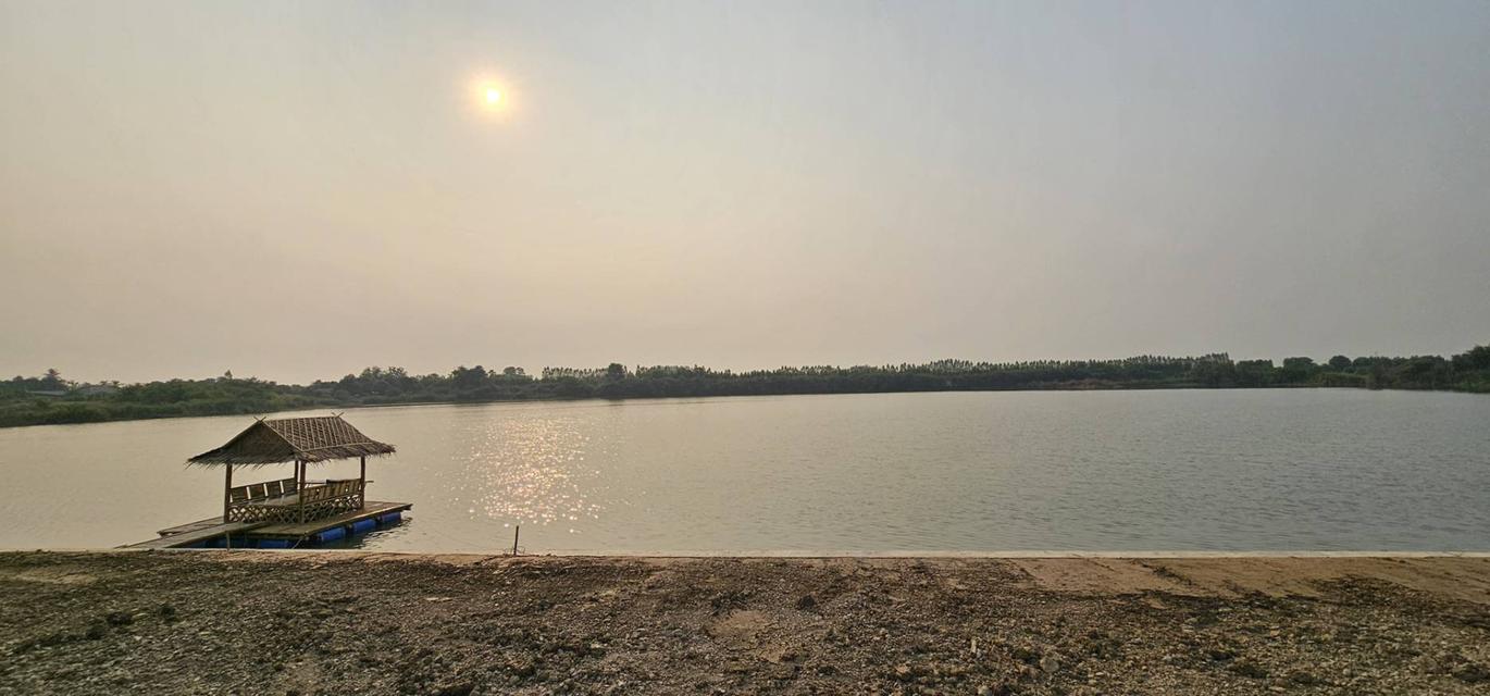 ขายที่ดินติดบึงน้ำใหญ่ บรรยากาศดีเหมือนอยู่ทะเล ใกล้กรุงเทพแค่ 1 ชม 5