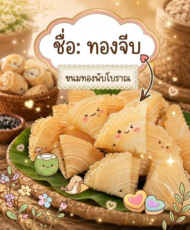 ทองม้วน ทองตะเกียบ ทองก้อน ทองพับ ทองจีบ รูปย่อยที่ 4