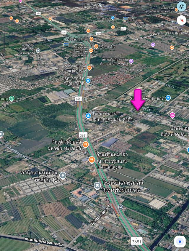 ที่ดินแปลงสวย เนื้อที่ 1 ไร่ 2 งาน ใกล้ถนนพุทธสาคร 6