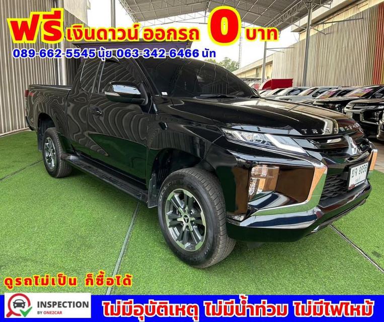 รูป 🚘ปี 2022 Mitsubishi Triton 2.4 MEGA CAB GLS Plus 📌ไมล์แท้ 1,xxx กม.มีประกันศูนย์ถึง2027 💙เกียร์ธรรมดา 3