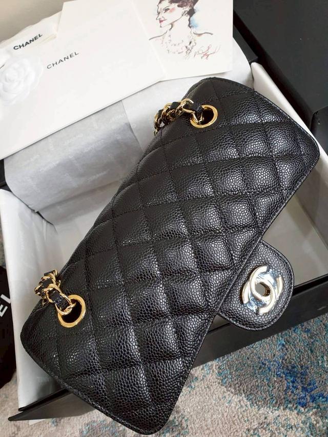 เทียบแท้สุด🔥หนังอิตาลี New Chanel classic 9" Caviar Microchip fullset ✅ 16,500฿🔥 7