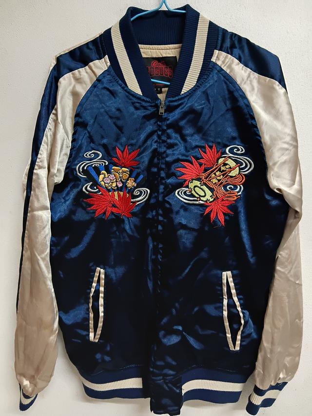 เสื้อ sukajan jacket เสื้อปักลายญี่ปุ่น รอบอก44ยาว29 รูปที่ 1