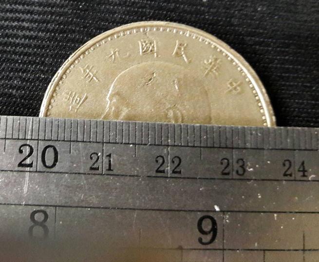 เหรียญ จีน One Dollar Silver Coin ค.ศ. 1920, Yuan Shih-Kai (C01-CC3) รูปย่อยที่ 3