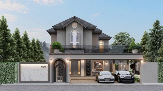 ขายบ้านเดี่ยวหรู Smart Home 2 ชั้น พร้อมสระน้ำแร่ The Happiness Pool Villa บางแสน 4 นอน 5 ห้องน้ำ 178.4 ตรว. 1