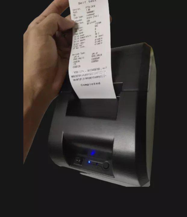 รูป Printer เครื่องพิมพ์บาร์โค้ด พิมพ์ใบปะหน้า พัสดุ JK-5801H บาร์โค้ด ใบเสร็จ พิมพ์ความร้อน เชื่อมต่อUSB  4