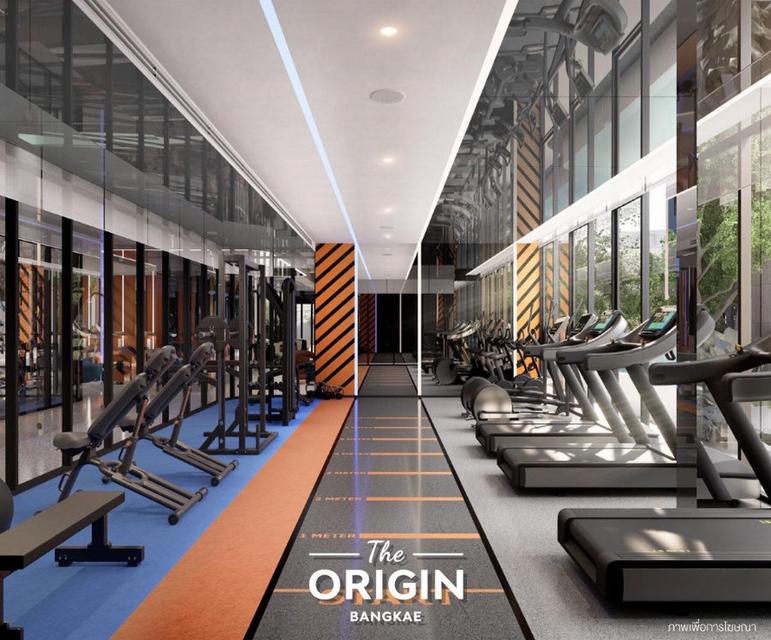 ขายดาวน์เท่าทุน New Condo The Origin Bangkae ใกล้ MRT บางแค 24.30 ตารางเมตร 1 ห้องนอน ชั้น5 ทิศใต้ ตึกC (เลี้ยงสัตว์ได้) แถมเฟอร์นิเจอร์ 5 รายการ 4