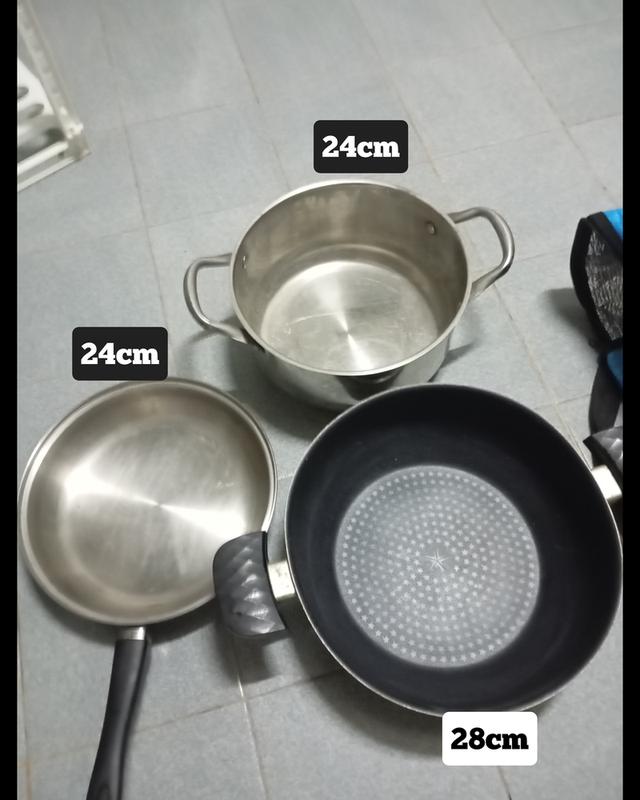 กระทะ ราคาเหมา 3 ใบขายแยกใบละ250