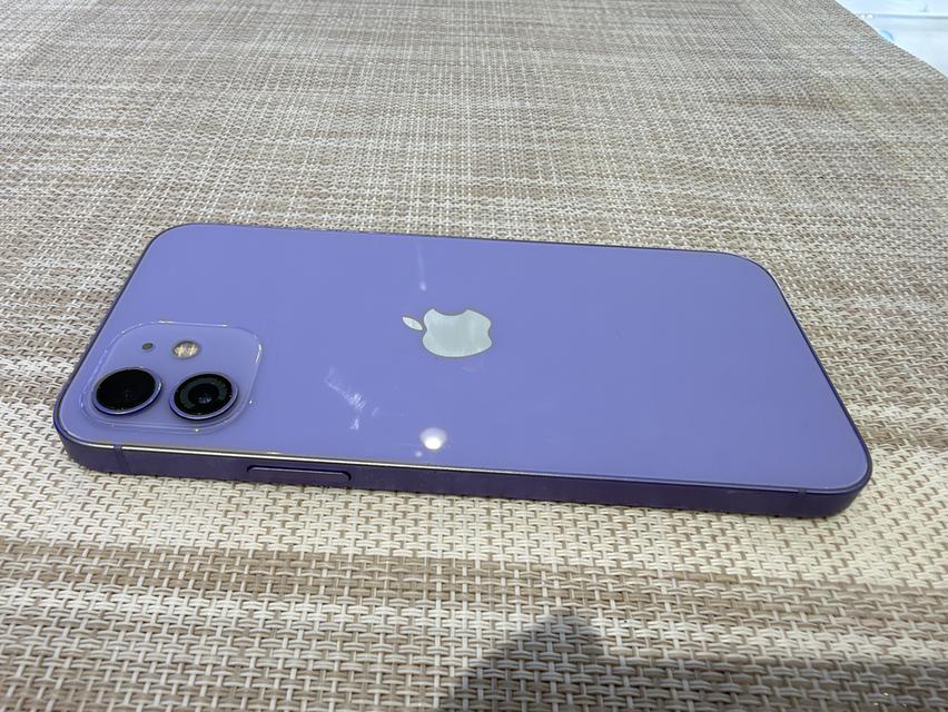 iPhone 12 สีม่วง 128 เครื่องเดิมๆไม่เคยซ่อม ใช้งานได้ทุกฟังก์ชัน รูปที่ 5