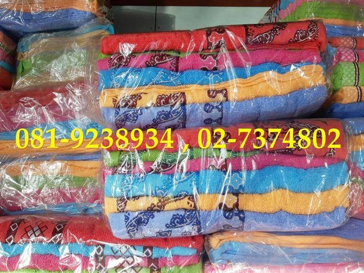 ผ้าเช้ดตัวมีปักและลายทุกผืน ราคาส่งยกแพ็ค 6 ผืน สนใจ02-7374802-3 3