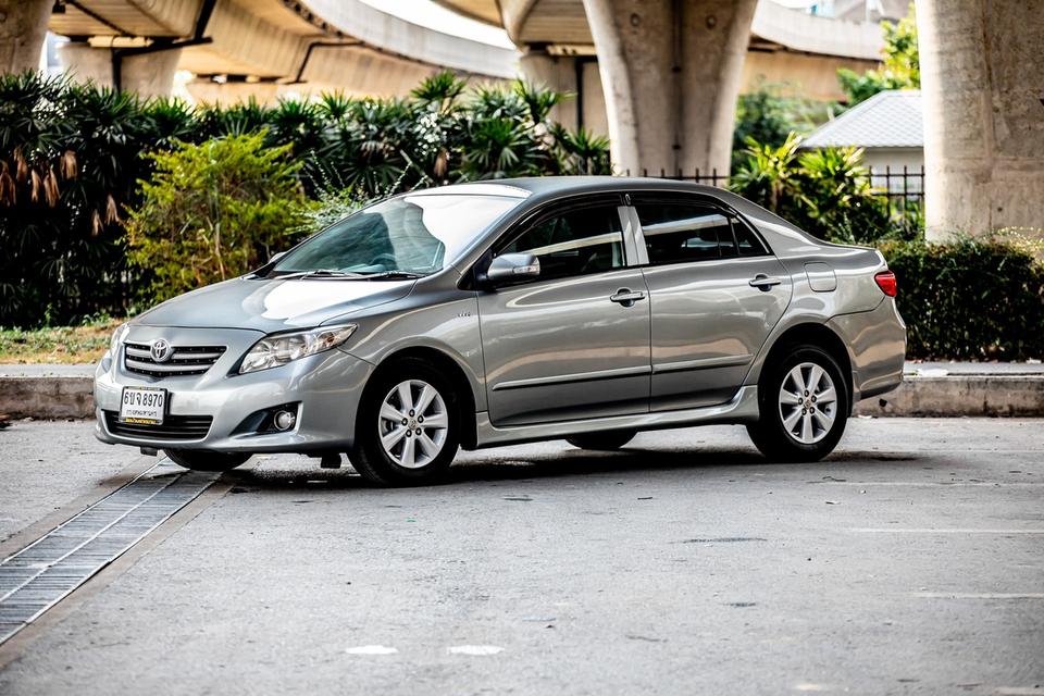 Toyota Altis 1.6E ปี 2009 สีเทา เกียร์ออโต้ 8