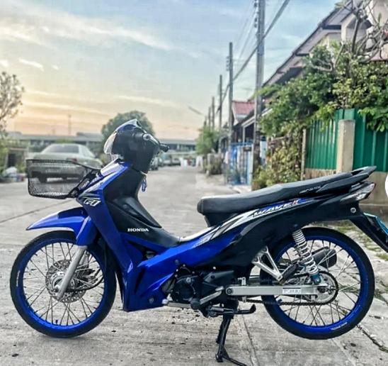 Honda wave 110i สีน้ำเงิน 2