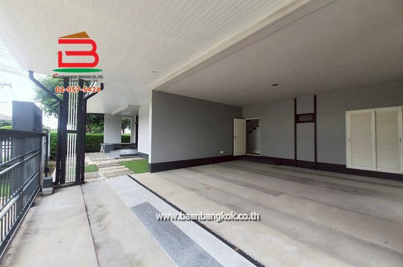 บ้านเดี่ยว 2 ชั้น หลังมุม หมู่บ้าน เศรษฐสิริ วงแหวน-ลำลูกกา เนื้อที่ 77.3 ตรว. ถ.ลำลูกกา ต.บึงคำพร้อย อ.ลำลูกกา จ.ปทุมธานี 2