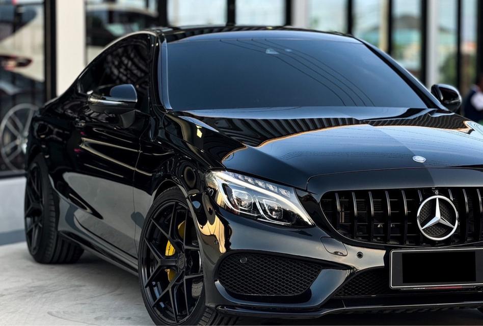 รหัสรถ MCA53 2016 BENZ C250 COUPE AMG DYNAMIC ชุดแต่งเต็ม BLACK SERIES