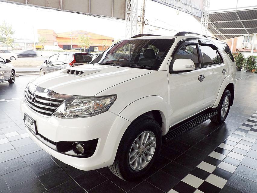 รหัสรถ KCY8847 TOYOTA FORTUNER 2.5G AUTO ขับ 2 ปี 2013 สีขาว รูปที่ 2