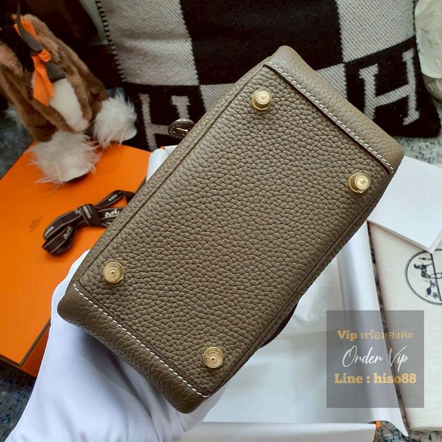 Lindy Mini Clemence Etoupe GHW #Stamp W