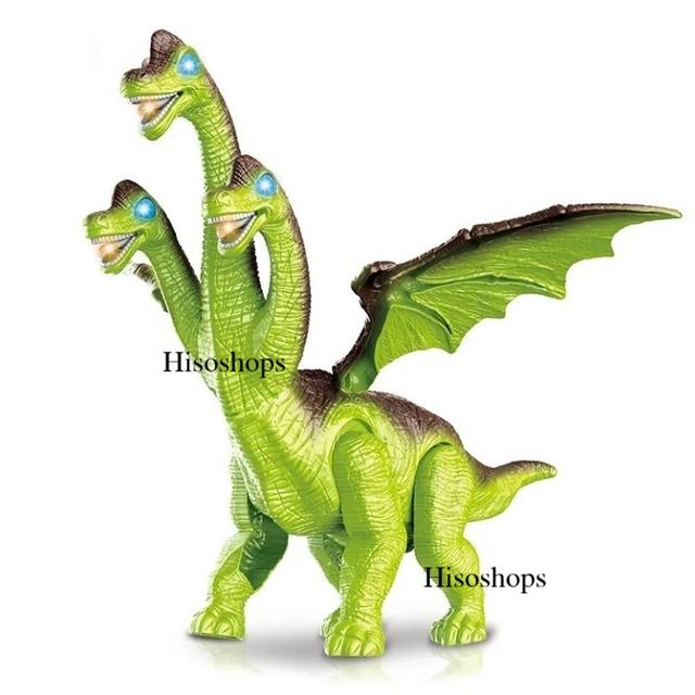 DINOSAUR ELECTRIC SERIES ไดโนเสาร์ 3 หัวสุดอลังการมีปีก 🦖เดินได้สมจริง ส่งเสียงคำรามดุดัน 7