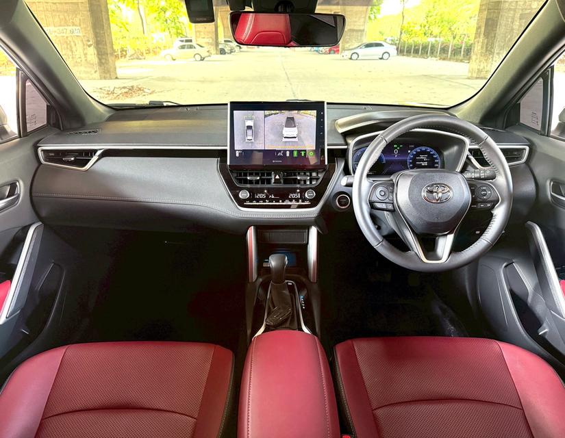 2024 Toyota Cross 1.8HEV PREMIUM LUXURY รถมือเดียวสวยจัดนางฟ้า รูปที่ 6