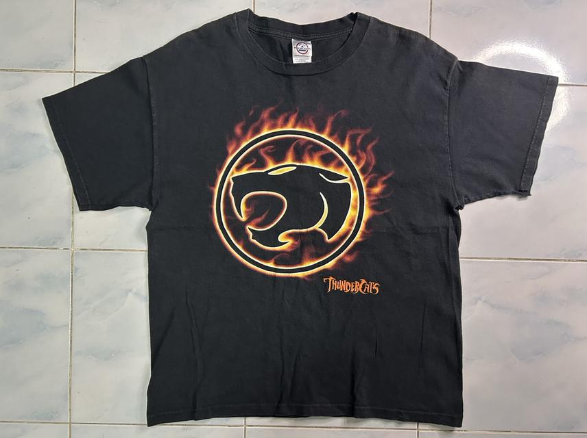 🐅[Vtg. Cartoon] เสื้อ ThunderCats - Flame Logo (สภาพเซอร์)