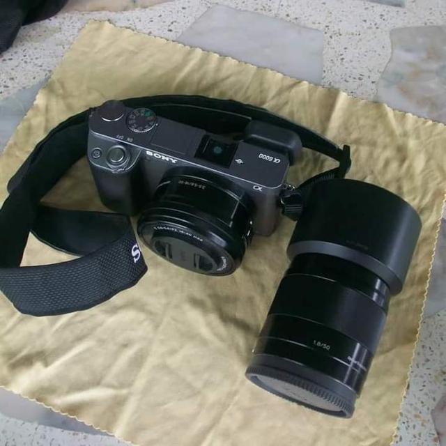 กล้อง Sony a6000 สีเทา Graphite 1