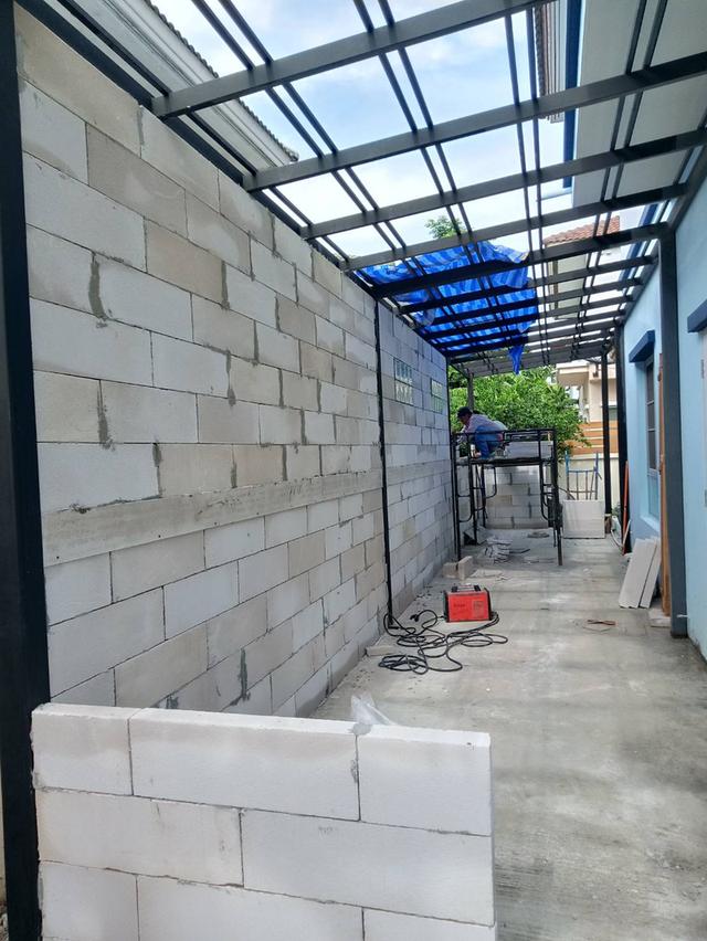 ต่อเติมห้องครัว ต่อเติมโครงหลังคา Line: tthouse23 รูปที่ 7