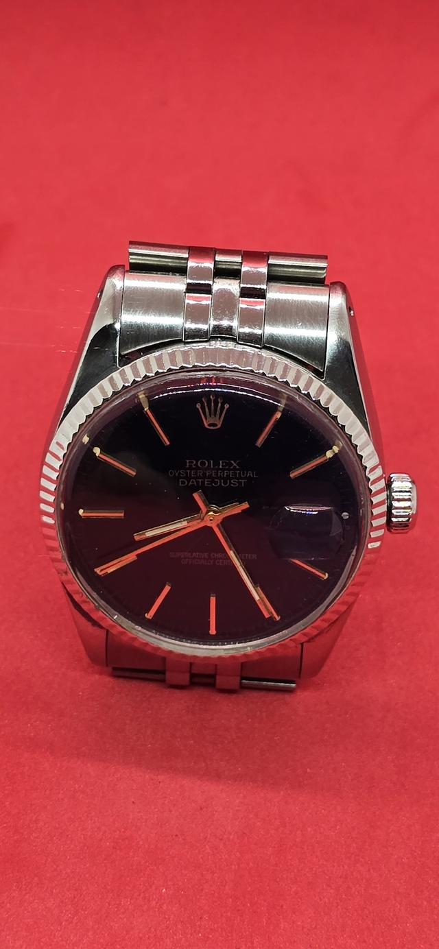 ROLEX datejust AUTOMATIC งานประกอบ หน้าแท้ ขอบแท้ทองคำขาวเม็ดทองคำขาว เครื่อง eta swiss สายงายเดรด ขาย25000 รูปที่ 10