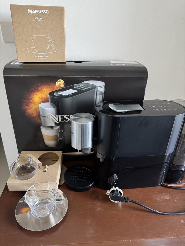 ขายเครื่องชงกาแฟชนิดแคปซูล Nespresso Atelier สภาพดีพร้อมของแถม 7