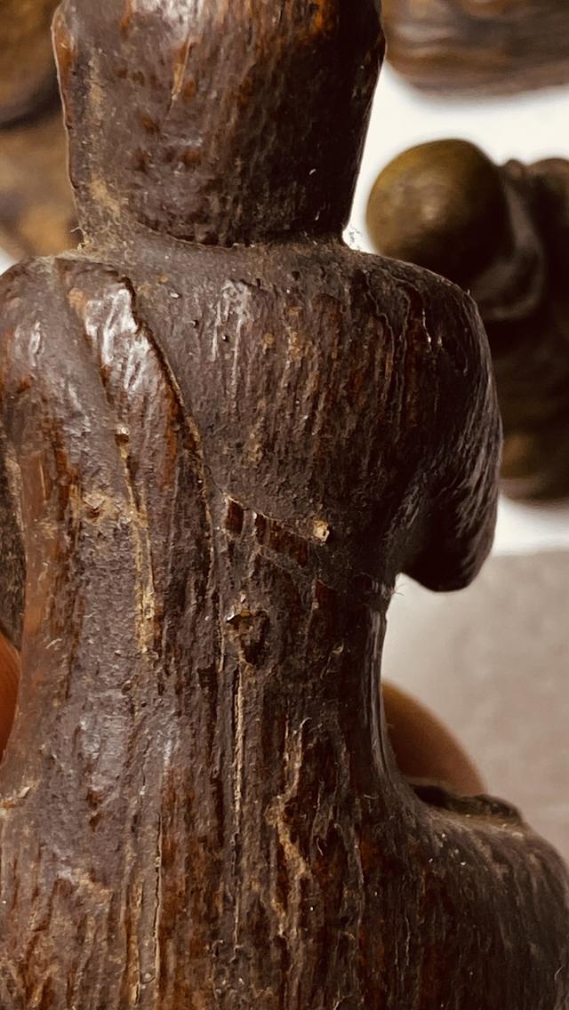 พระปิดตาไม้แกะ(พระบ้านเก่า) รูปที่ 8