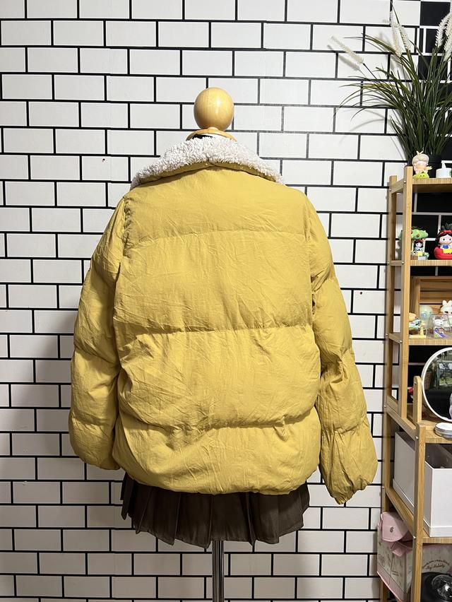 เสื้อกันหนาวสีมัสตาร์ด น่ารัก  2