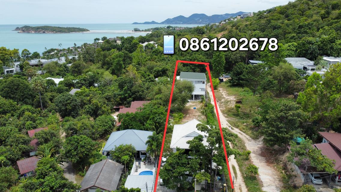 ขายที่ดินพร้อมบ้านซีวิวเกาะสมุย 3