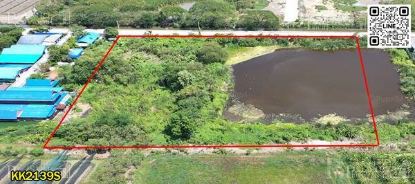 ขายที่ 6 ไร่เศษ สวยสง่าหน้ากว้าง 127 เมตร รูปทรงสวยเทพ ย่านคลองน้อยและใกล้ ถ.เศรษฐกิจ - KK2139S 2