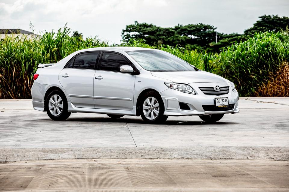 Toyota Altis 1.6E ปี 2009 เกียร์ออโต้ สีเทา สวยสภาพดี