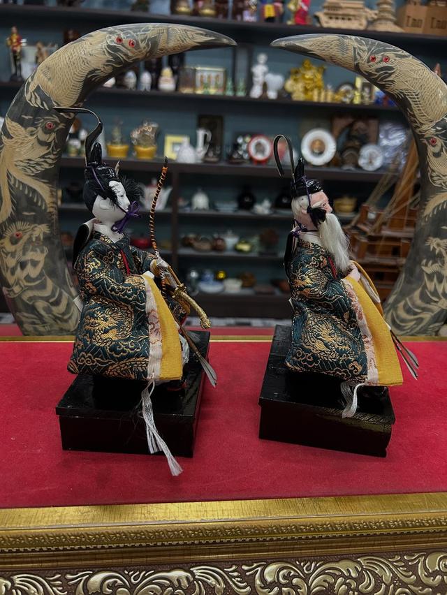 ตุ๊กตาโชกุลไม้ญี่ปุ่น 2 ชิ้น 4