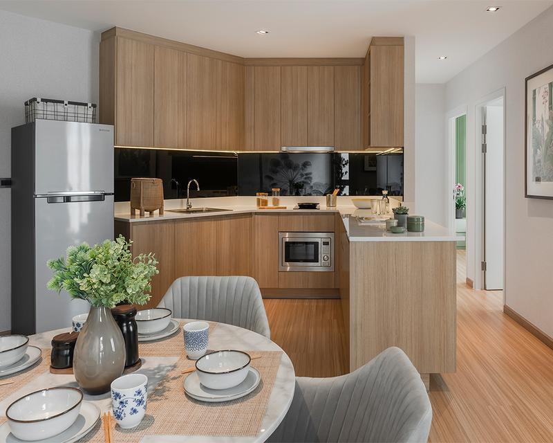 ขายคอนโด U Charoen Residence Town in Town 2 ห้องนอน 51.37 ตร.ม. 3