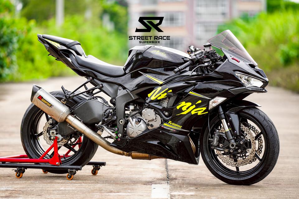 2019 Kawasaki zx-6r | ปี 2019 | สีดำเขียวลาย ninja สปอร์ตตัวแรงสายสนามสุดหล่อ! 10